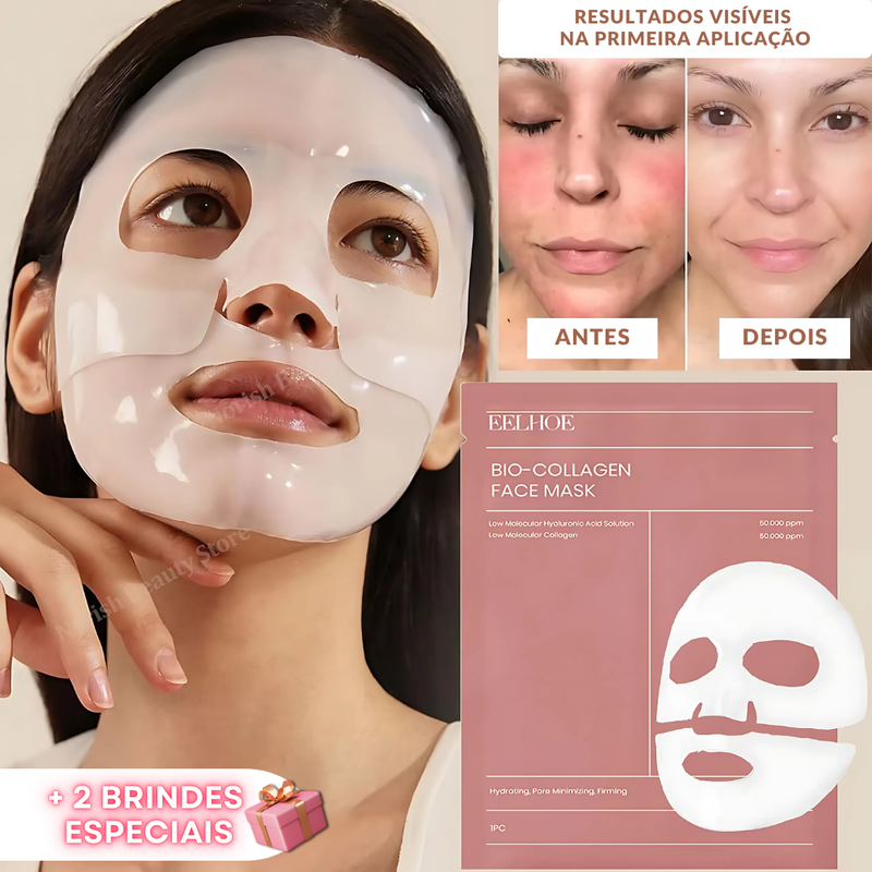 Máscara de colágeno absorvível + ativos do botox BiocollagenPlus