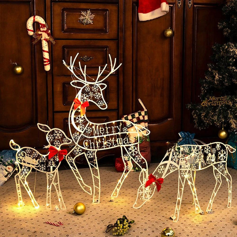 Renas de Led Decoração Natalina - Compre 2 Leve 3